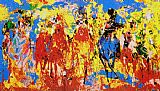 Leroy Neiman Stretch Stampede painting